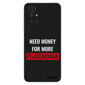 Picasee silikonski prozorni ovitek za Xiaomi Redmi 10 (2022) - More PLASTENCIAGA