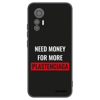 Picasee silikonski črni ovitek za Xiaomi 12 Lite - More PLASTENCIAGA