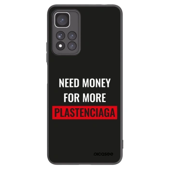 Picasee silikonski črni ovitek za Xiaomi Redmi Note 11 Pro+ 5G - More PLASTENCIAGA