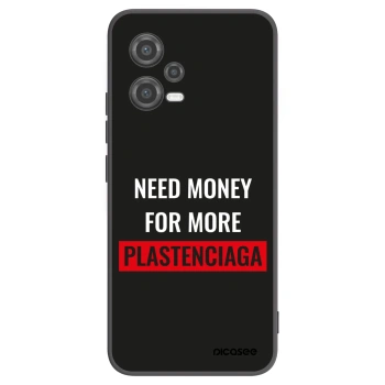 Picasee silikonski črni ovitek za Xiaomi Poco X5 - More PLASTENCIAGA
