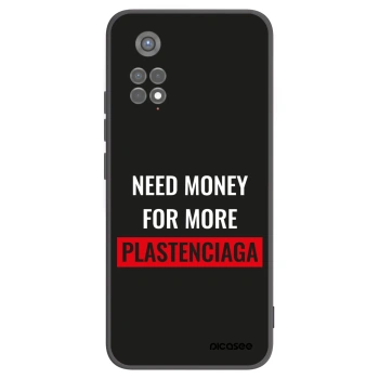 Picasee silikonski črni ovitek za Xiaomi Redmi Note 11S 5G - More PLASTENCIAGA