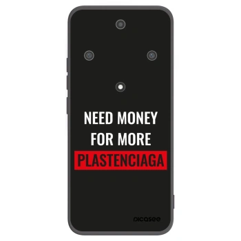 Picasee silikonski črni ovitek za Honor Magic5 Lite 5G - More PLASTENCIAGA