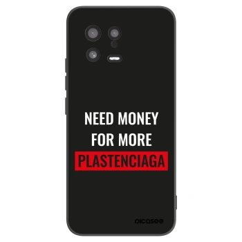 Picasee silikonski črni ovitek za Xiaomi 13 - More PLASTENCIAGA