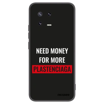 Picasee silikonski črni ovitek za Xiaomi 13 Pro - More PLASTENCIAGA