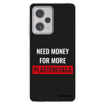 Picasee silikonski prozorni ovitek za Xiaomi Redmi Note 12 Pro+ 5G - More PLASTENCIAGA