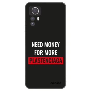 Picasee silikonski črni ovitek za Xiaomi Redmi Note 12S - More PLASTENCIAGA