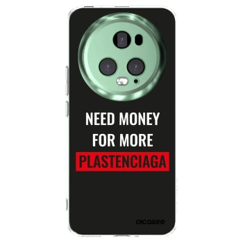 Picasee silikonski prozorni ovitek za Honor Magic5 Pro - More PLASTENCIAGA