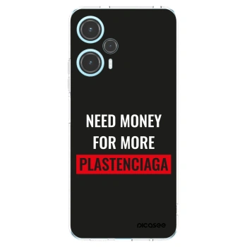 Picasee silikonski prozorni ovitek za Xiaomi Poco F5 - More PLASTENCIAGA