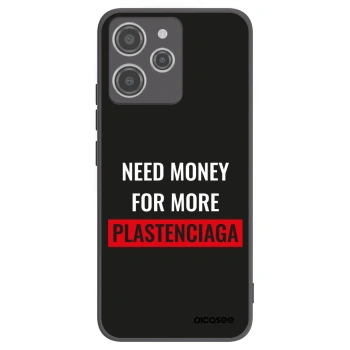 Picasee silikonski črni ovitek za Xiaomi Redmi 12 4G - More PLASTENCIAGA