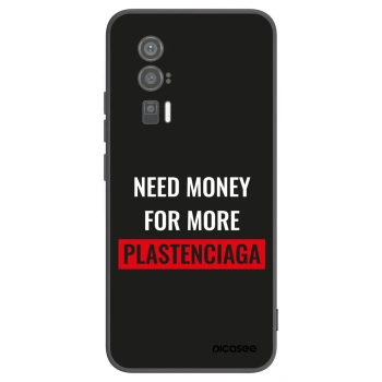 Picasee silikonski črni ovitek za Xiaomi Poco F5 Pro 5G - More PLASTENCIAGA