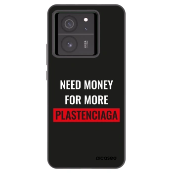 Picasee silikonski črni ovitek za Xiaomi 13T - More PLASTENCIAGA