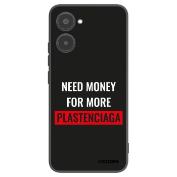 Picasee silikonski črni ovitek za Realme 10 4G - More PLASTENCIAGA