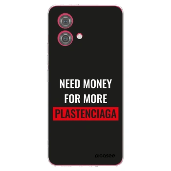 Picasee silikonski prozorni ovitek za Motorola Moto G84 5G - More PLASTENCIAGA