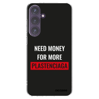 Picasee silikonski prozorni ovitek za Samsung Galaxy S24+ S926B 5G - More PLASTENCIAGA