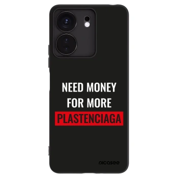 Picasee silikonski črni ovitek za Xiaomi Redmi 13C 4G - More PLASTENCIAGA