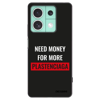 Picasee silikonski črni ovitek za Xiaomi Redmi Note 13 5G - More PLASTENCIAGA