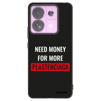 Picasee silikonski črni ovitek za Xiaomi Redmi Note 13 Pro 5G - More PLASTENCIAGA