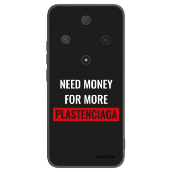 Picasee silikonski črni ovitek za Honor Magic6 Lite 5G - More PLASTENCIAGA