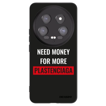 Picasee silikonski črni ovitek za Xiaomi 14 Ultra - More PLASTENCIAGA