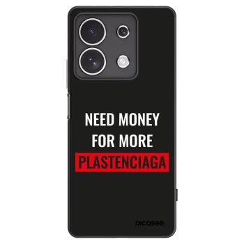 Picasee silikonski črni ovitek za Xiaomi Redmi Note 13 4G - More PLASTENCIAGA