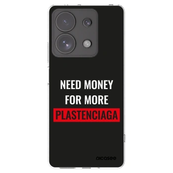 Picasee silikonski prozorni ovitek za Xiaomi Redmi Note 13 Pro 4G - More PLASTENCIAGA
