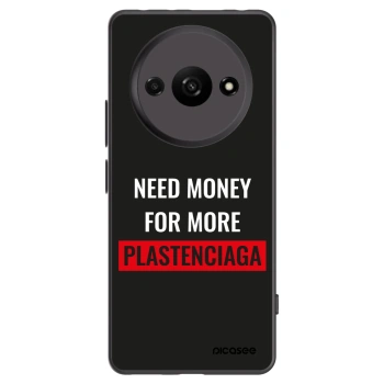 Picasee silikonski črni ovitek za Xiaomi Redmi A3 - More PLASTENCIAGA