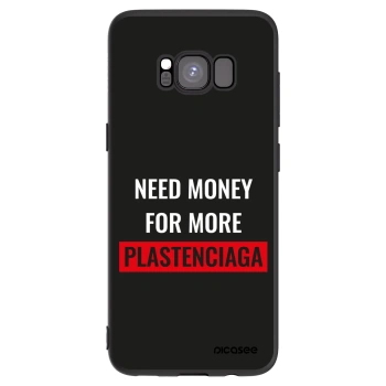 Picasee silikonski črni ovitek za Samsung Galaxy S8 G950F - More PLASTENCIAGA