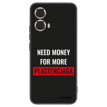 Picasee silikonski črni ovitek za Motorola Moto G85 - More PLASTENCIAGA