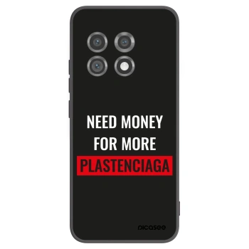 Picasee silikonski črni ovitek za OnePlus 11 5G - More PLASTENCIAGA