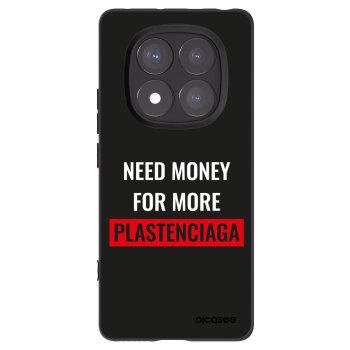 Picasee silikonski črni ovitek za Xiaomi Redmi Note 14 Pro 5G - More PLASTENCIAGA
