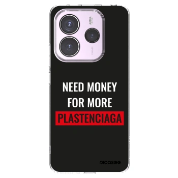 Picasee silikonski prozorni ovitek za Xiaomi Redmi Note 14 5G - More PLASTENCIAGA