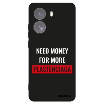 Picasee silikonski črni ovitek za Xiaomi Poco X7 - More PLASTENCIAGA