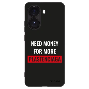 Picasee silikonski črni ovitek za Xiaomi Poco X7 Pro 5G - More PLASTENCIAGA