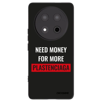 Picasee silikonski črni ovitek za Honor Magic7 Lite 5G - More PLASTENCIAGA