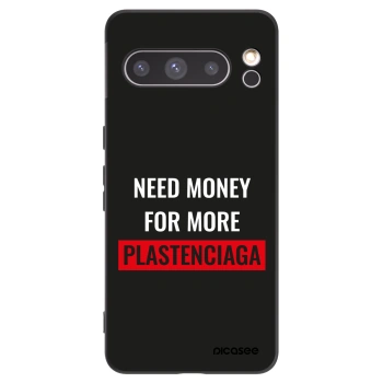 Picasee silikonski črni ovitek za Google Pixel 8 Pro - More PLASTENCIAGA