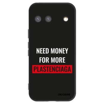 Picasee silikonski črni ovitek za Google Pixel 9 - More PLASTENCIAGA