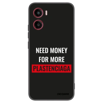 Picasee silikonski črni ovitek za Motorola Moto G05 - More PLASTENCIAGA