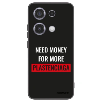 Picasee silikonski črni ovitek za Xiaomi Redmi Note 14S - More PLASTENCIAGA