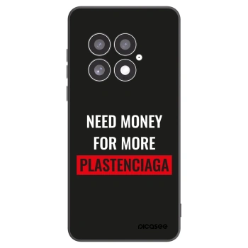 Picasee silikonski črni ovitek za OnePlus 13 5G - More PLASTENCIAGA