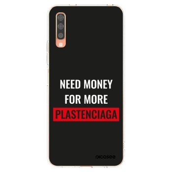 Picasee silikonski prozorni ovitek za Samsung Galaxy A70 A705F - More PLASTENCIAGA