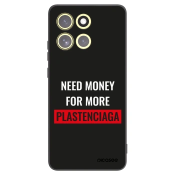Picasee silikonski črni ovitek za Motorola Moto G86 5G - More PLASTENCIAGA