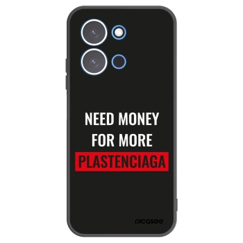 Picasee silikonski črni ovitek za Xiaomi Redmi 15C 4G - More PLASTENCIAGA