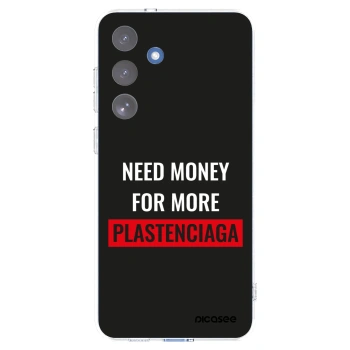 Picasee silikonski prozorni ovitek za Samsung Galaxy S25 FE 5G - More PLASTENCIAGA