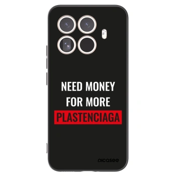 Picasee silikonski črni ovitek za Xiaomi 15T Pro - More PLASTENCIAGA