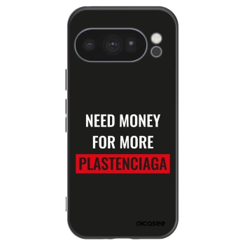 Picasee silikonski črni ovitek za Google Pixel 10 Pro - More PLASTENCIAGA
