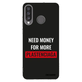 Picasee silikonski prozorni ovitek za Huawei P30 Lite - More PLASTENCIAGA