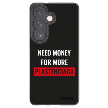 Picasee silikonski črni ovitek za Samsung Galaxy S26 - More PLASTENCIAGA