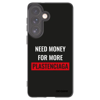 Picasee silikonski črni ovitek za Samsung Galaxy S26+ - More PLASTENCIAGA