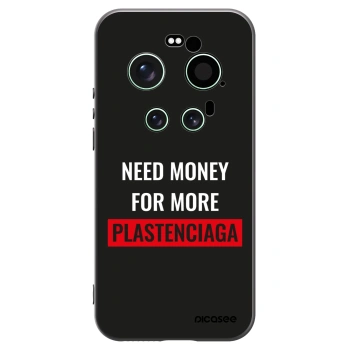 Picasee silikonski črni ovitek za Xiaomi 17 Ultra - More PLASTENCIAGA