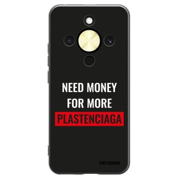 Picasee silikonski črni ovitek za Honor Magic8 Lite 5G - More PLASTENCIAGA